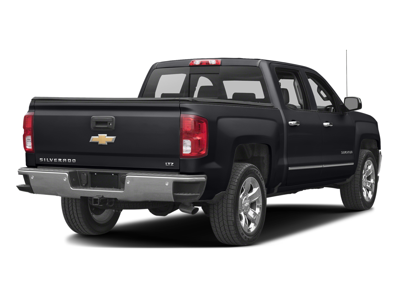 2017 Chevrolet Silverado 1500 — rear three-quarter view