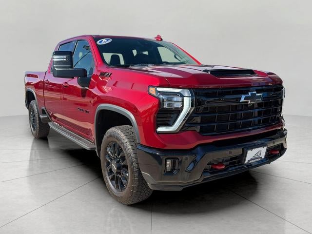 2025 Chevrolet Silverado 2500 HD LTZ in Radiant Red Tintcoat — front three-quarter view