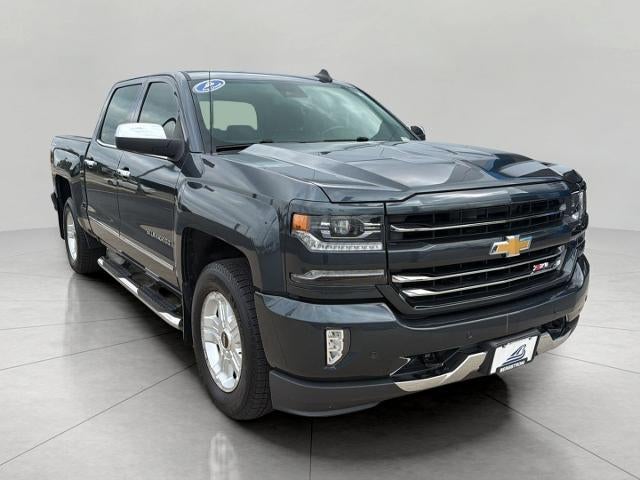 2017 Chevrolet Silverado 1500 LTZ in Graphite Metallic — front three-quarter view